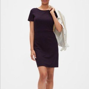 Banana Republic Women's Navy Striped Scoop Dress